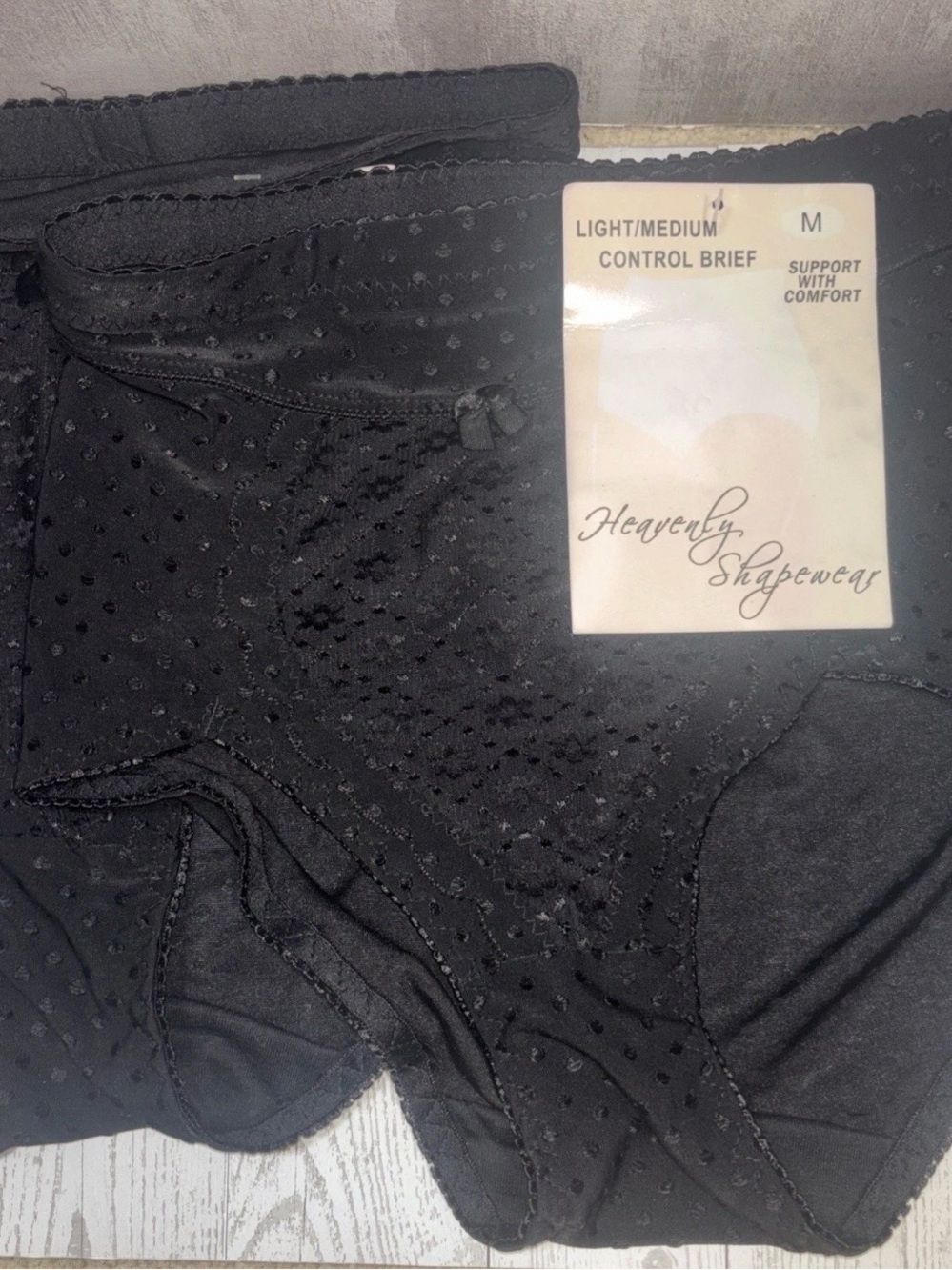 SET OF TWO Vintage NWT Heavenly SHAPEWEAR Control Brief Panties Support Medium